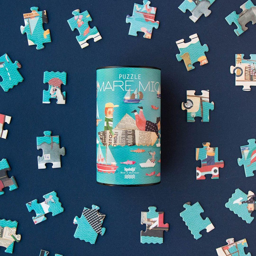Londji: morskie puzzle Mare Mio 50 el. - Noski Noski