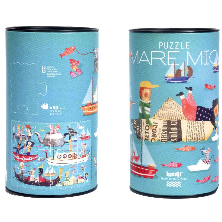 Londji: morskie puzzle Mare Mio 50 el. - Noski Noski