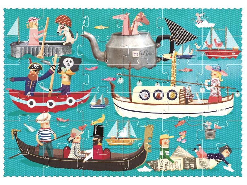 Londji: morskie puzzle Mare Mio 50 el. - Noski Noski