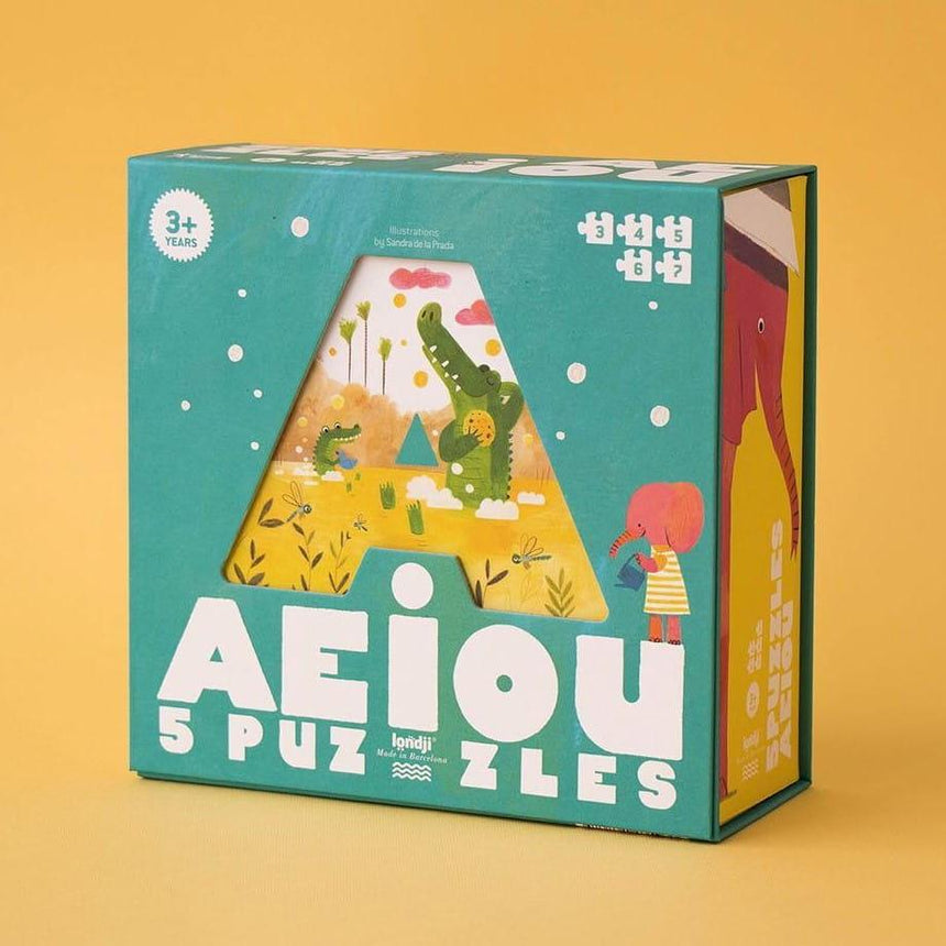 Londji: puzzle AEIOU - Noski Noski