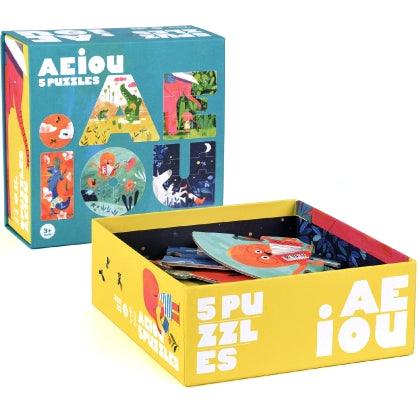 Londji: puzzle AEIOU - Noski Noski