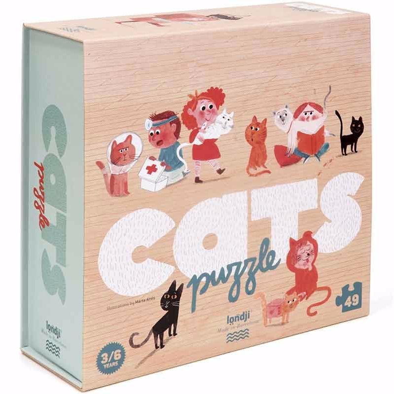 Londji: puzzle Cats 49 el. - Noski Noski