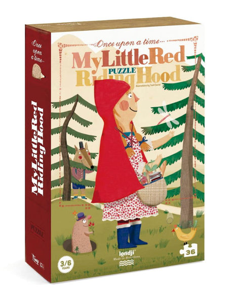 Londji: puzzle Czerwony Kapturek My Little Red Riding Hood 36 el. - Noski Noski