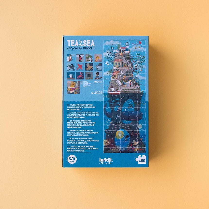 Londji: puzzle do opowiadania Tea by the Sea 100 el. - Noski Noski