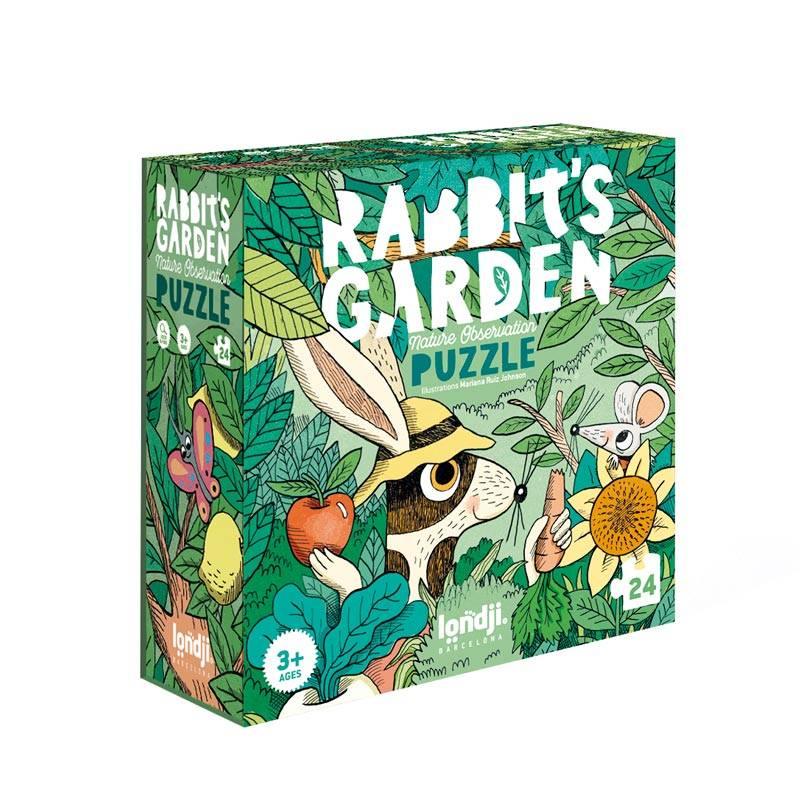 Londji: puzzle i memo króliczki Rabbit's Garden - Noski Noski