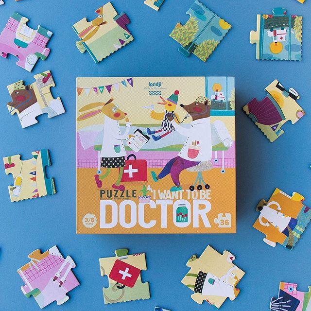 Londji: puzzle I want to be a Doctor 36 el. - Noski Noski