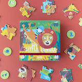 Londji: puzzle kieszonkowe Moja Mała Dżungla - Noski Noski