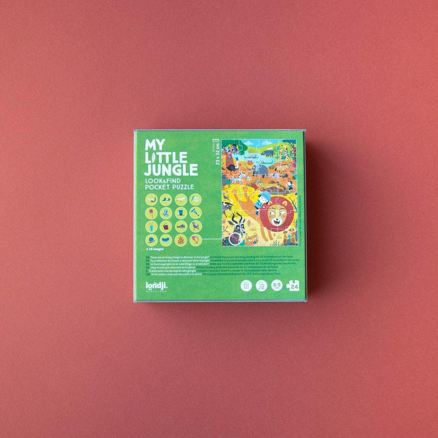 Londji: puzzle kieszonkowe Moja Mała Dżungla - Noski Noski
