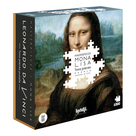 Puzzle 1000 Londji Mona Lisa - wyjątkowe puzzle dla dorosłych z dziełem Leonarda da Vinci, 1000 elementów.
