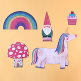 Londji: puzzle progresywne Happy Birthday Unicorn - Noski Noski