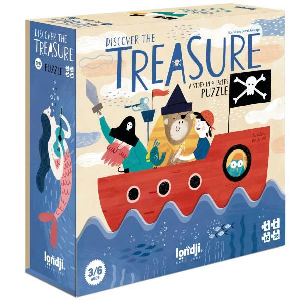 Londji: puzzle progresywne skarb Discover the Treasure - Noski Noski