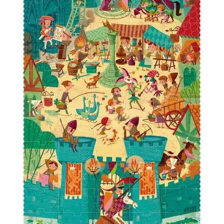 Londji: puzzle średniowiecze Go to Medieval Times 100 el. - Noski Noski