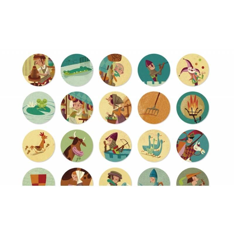Londji: puzzle średniowiecze Go to Medieval Times 100 el. - Noski Noski