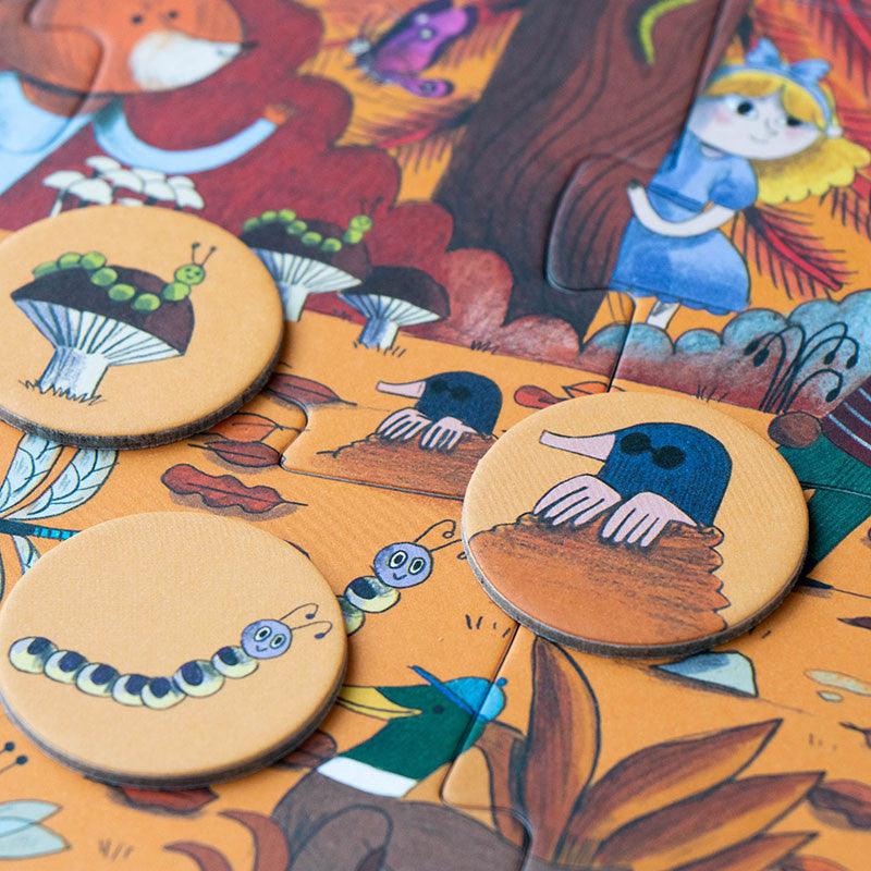 Londji: puzzle z grą obserwacyjną Bear's Forest - Noski Noski
