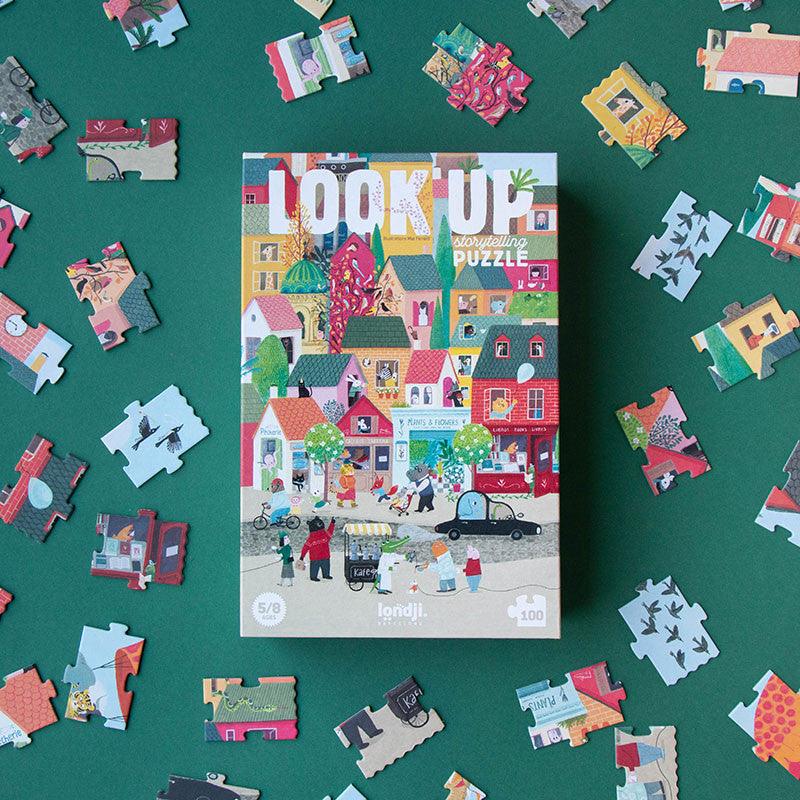 Londji: puzzle z grą obserwacyjną Look Up! - Noski Noski