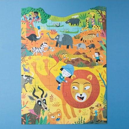 Londji: puzzle zwierzęta z dżungli Roar 36 el. - Noski Noski
