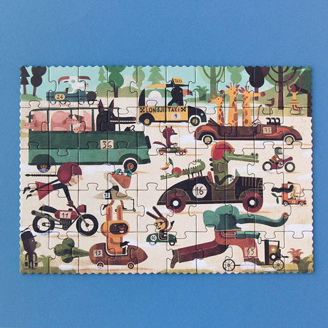 Londji: samochodowe puzzle Vroom Vroom 50 el. - Noski Noski