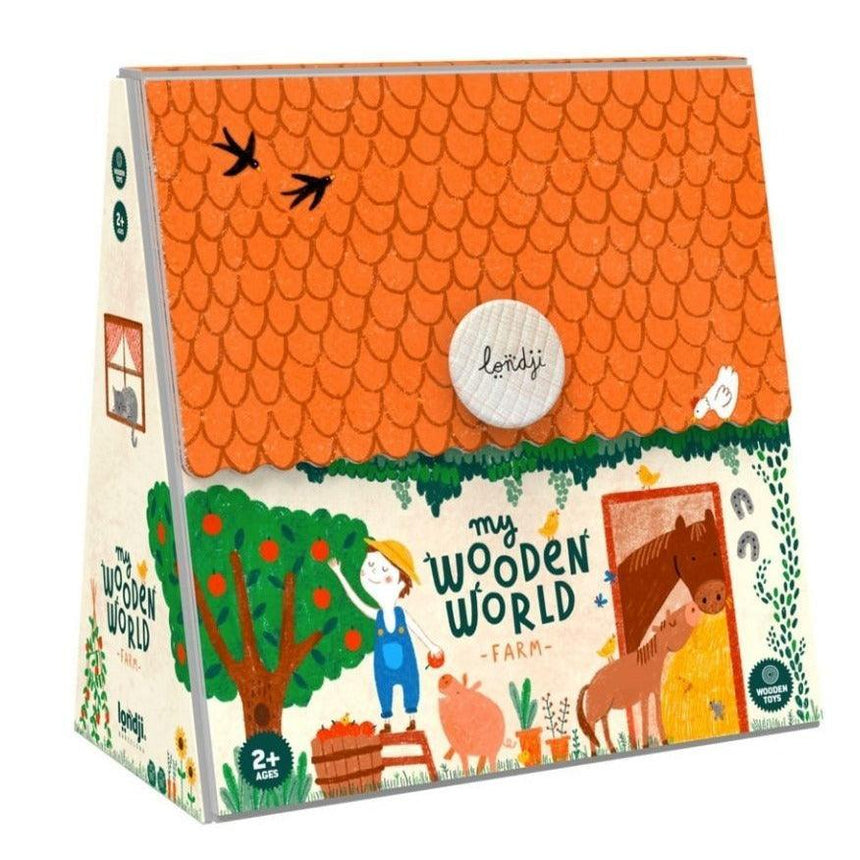 Londji: układanka farma My Wooden World - Noski Noski