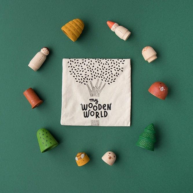 Londji: układanka las My Wooden World - Noski Noski