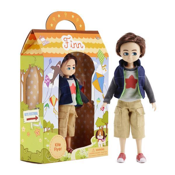 Lottie: lalka chłopiec fan latawców Kite Flyer Finn - Noski Noski