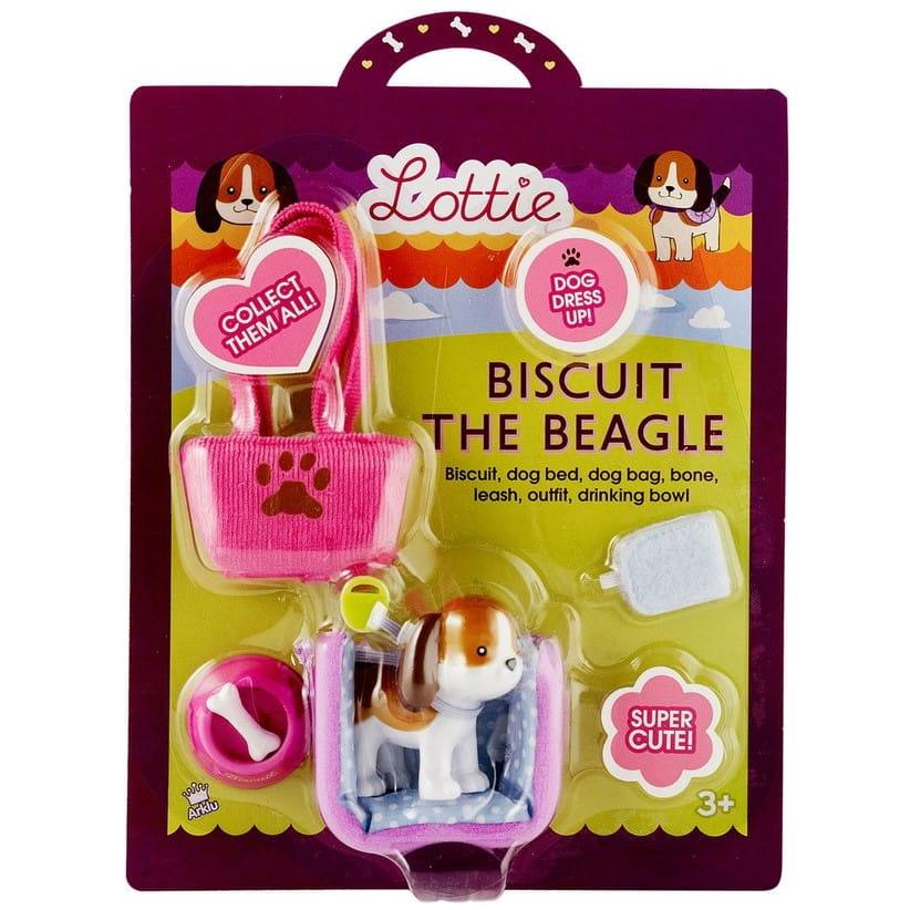Lottie: piesek beagle z akcesoriami Biscuit - Noski Noski