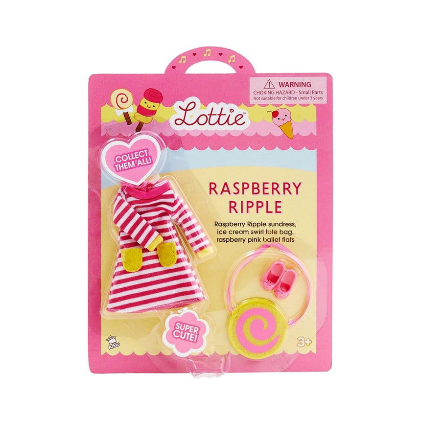 Lottie: ubranko dla lalki sukienka Rasberry Ripple - Noski Noski