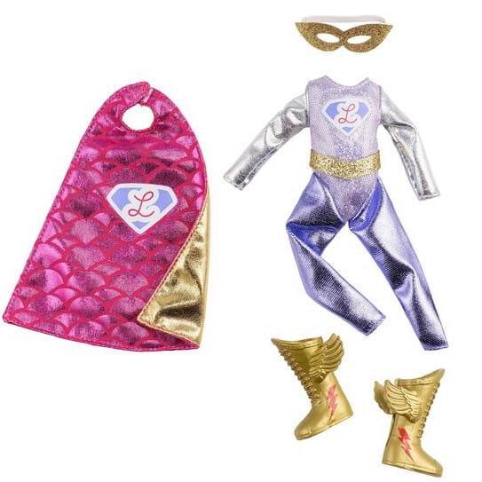 Lottie: ubranko dla lalki superbohaterka Super Lottie - Noski Noski