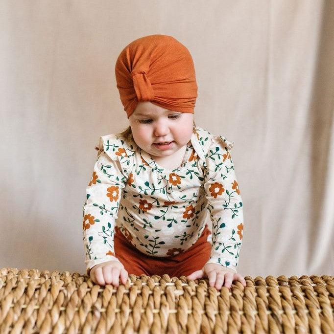 Loulou Lollipop: czapeczka Tencel Turban 0-6 M - Noski Noski