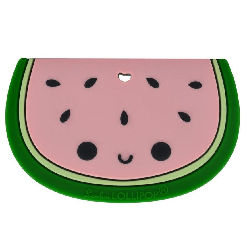 Loulou Lollipop: gryzak silikonowy arbuz Watermelon - Noski Noski