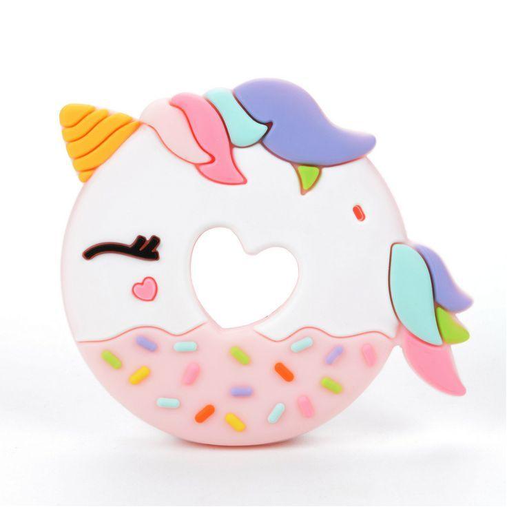 Loulou Lollipop: gryzak silikonowy Unicorn Donut - Noski Noski