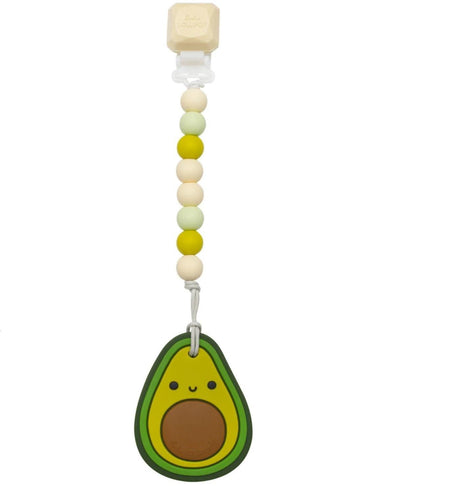 LouLou Lollipop: gryzak silikonowy z zawieszką Avocado - Noski Noski