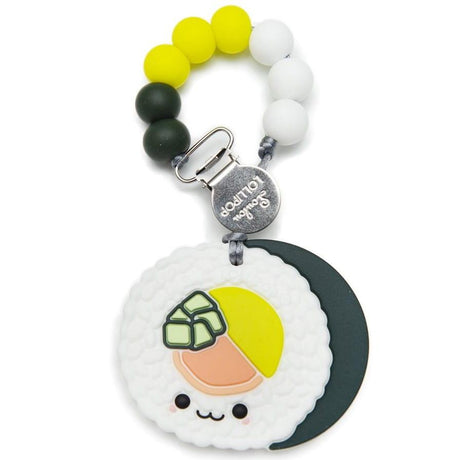 Loulou Lollipop: gryzak silikonowy z zawieszką Sushi Roll - Noski Noski