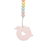 Loulou Lollipop: gryzak silikonowy z zawieszką Unicorn Donut - Noski Noski