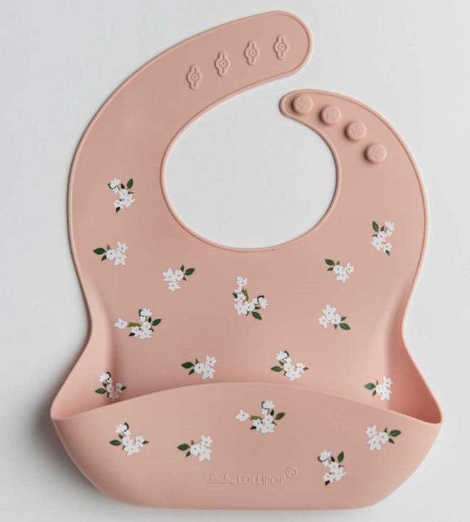 Loulou Lollipop: śliniak silikonowy we wzory Printed Bib - Noski Noski