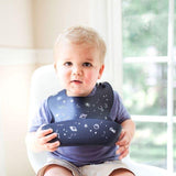 Loulou Lollipop: śliniak silikonowy we wzory Printed Bib - Noski Noski