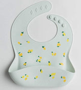 Loulou Lollipop: śliniak silikonowy we wzory Printed Bib - Noski Noski