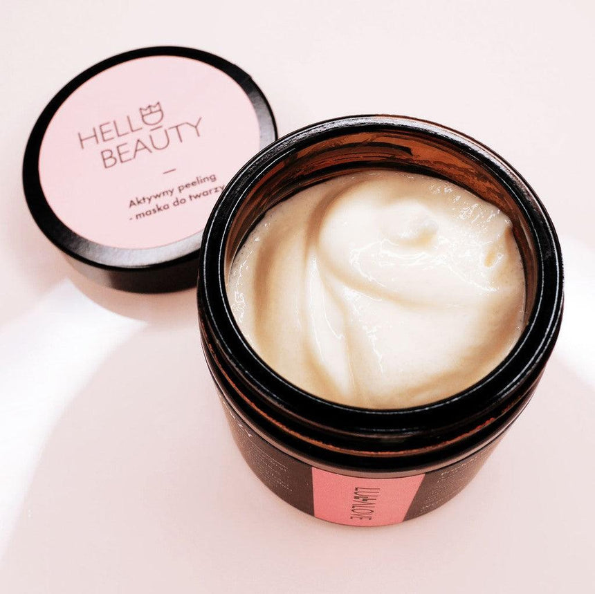 Lullalove: aktywny peeling maska do twarzy Hello Beauty - Noski Noski