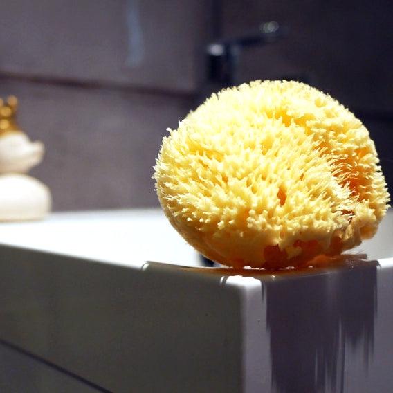 Lullalove: naturalna gąbka morska Honeycomb King Size - Noski Noski