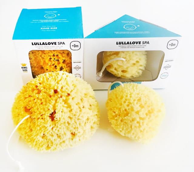 Lullalove: naturalna gąbka morska Honeycomb King Size - Noski Noski