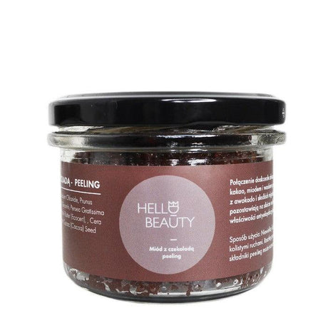 Lullalove: peeling solny do ciała czekolada z miodem Hello Beauty - Noski Noski