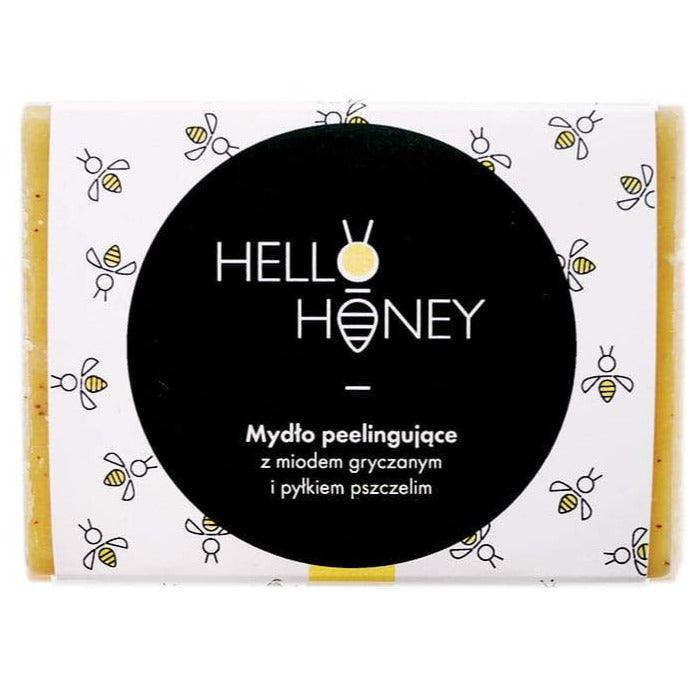 Lullalove: peelingujące mydło z pyłkiem pszczelim i miodem Hello Honey - Noski Noski