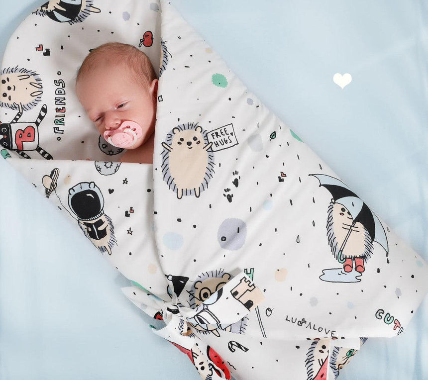 Lullalove: rożek niemowlęcy Jeże - Noski Noski