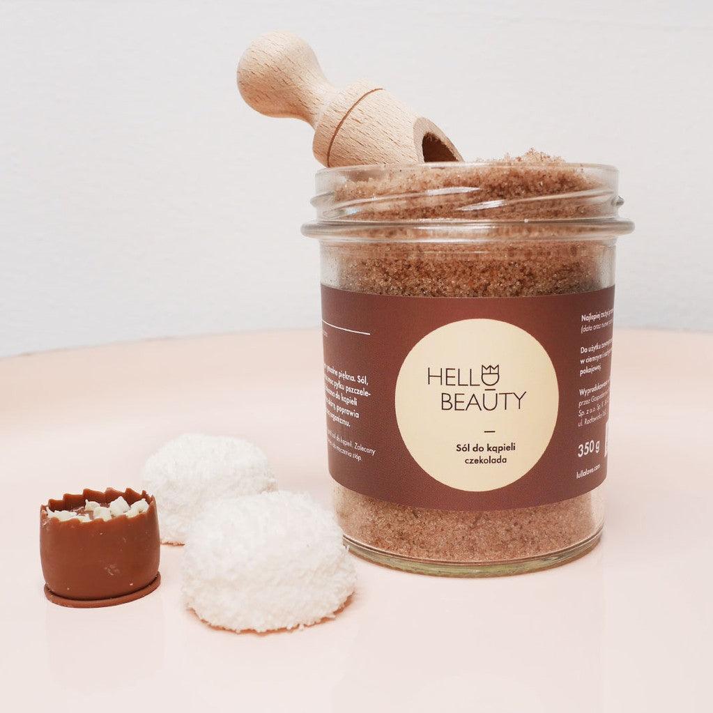 Lullalove: sól do kąpieli czekolada Hello Beauty - Noski Noski