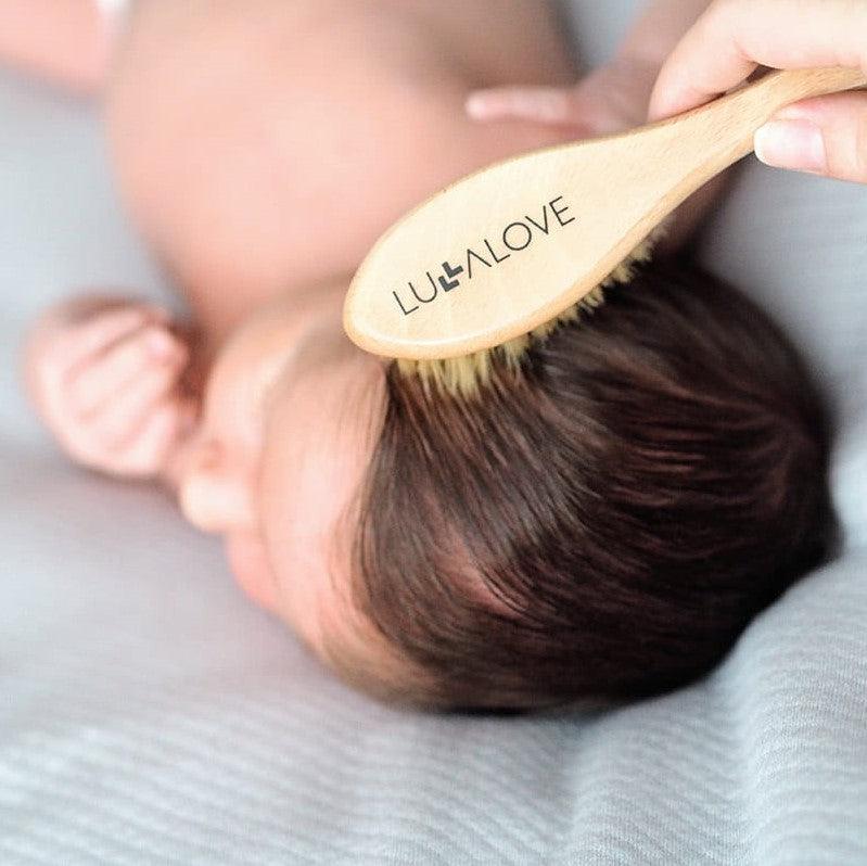 Lullalove: zestaw dla niemowląt Naturalne Szczotki - Noski Noski