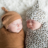 Lulujo: kocyk i czapeczka Hello World! Leopard - Noski Noski