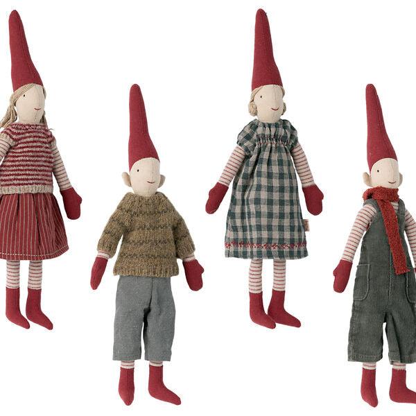 Maileg: dekoracja bożonarodzeniowa Mini Pixy 31 cm - Noski Noski