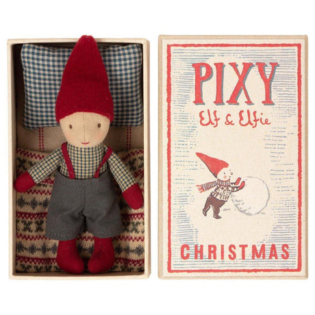 Maileg: elf w pudełeczku Pixy Elf in Box - Noski Noski