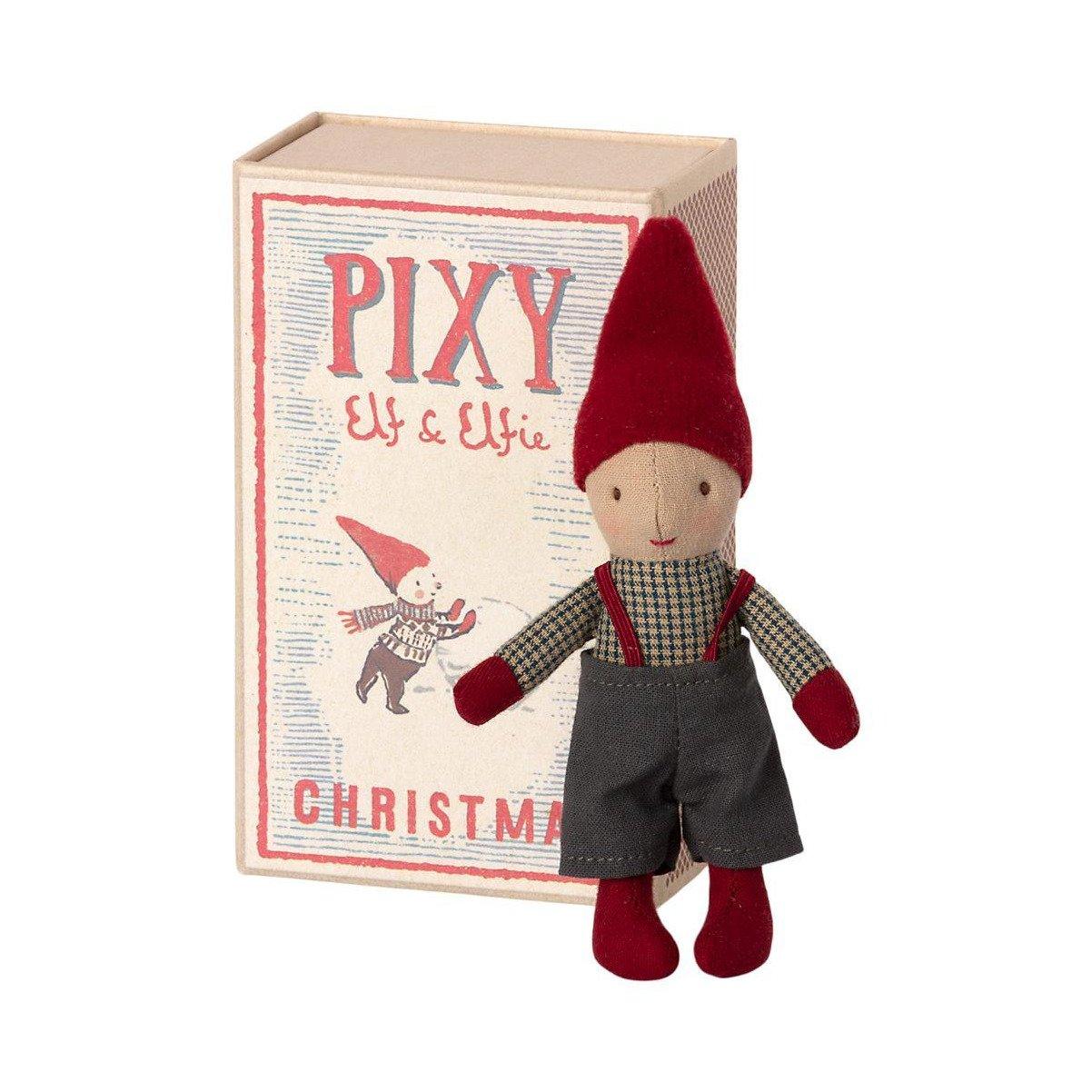 Maileg: elf w pudełeczku Pixy Elf in Box - Noski Noski