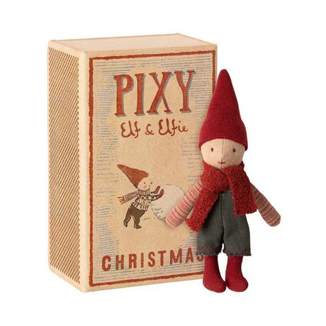 Maileg: elf w pudełeczku Pixy Elf in Box - Noski Noski