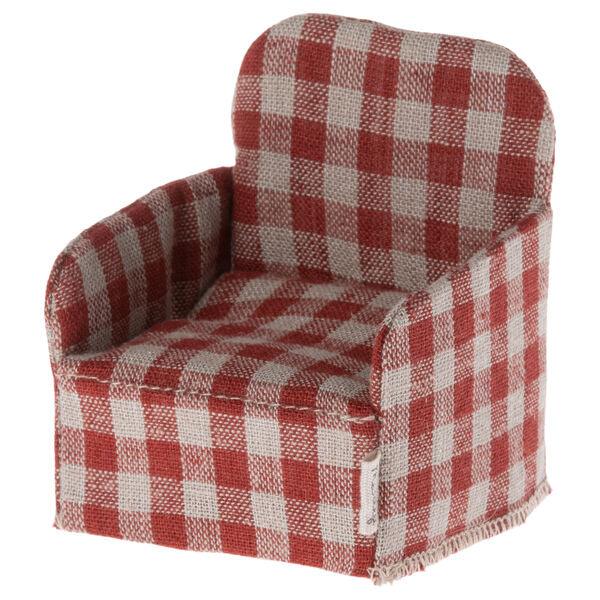 Maileg: fotel w dużą kratę dla myszek Chair - Noski Noski